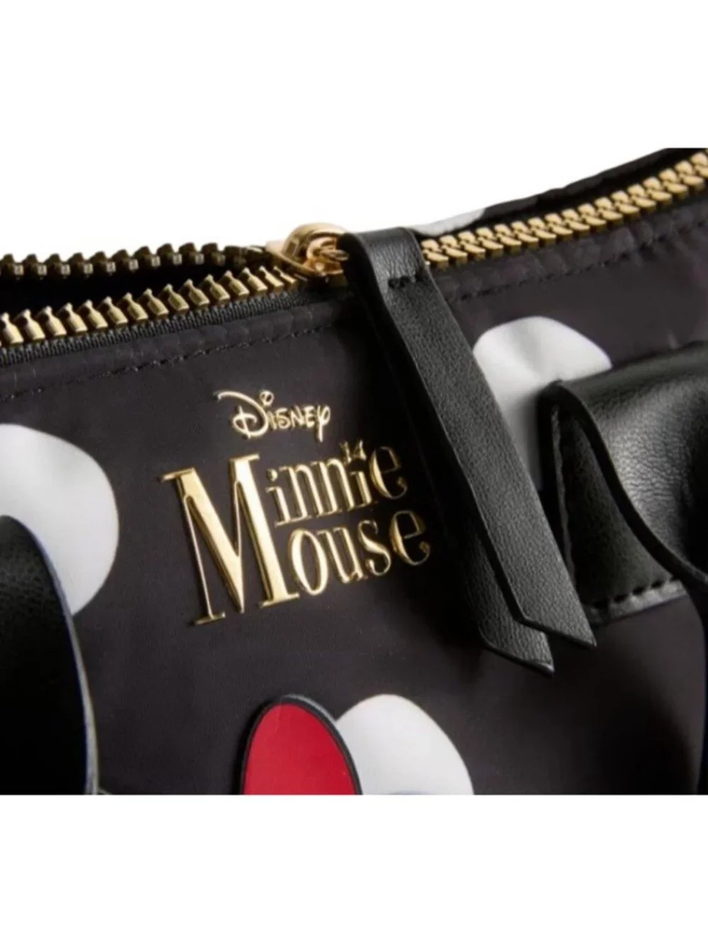 Disney Minnie Mouse Small Tote Bag Crossbody Strap Little Girls Purse Dots NWT